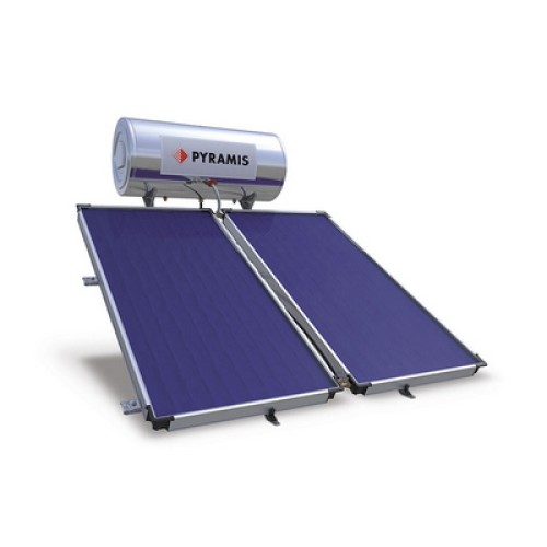 SOLAR WATER HEATER  (026001405) 200Lt 2 ΣΥΛΕΚΤΕΣ 2τμ (4τμ) ΤΡΙΠΛΗΣ ΕΝΕΡΓΕΙΑΣ